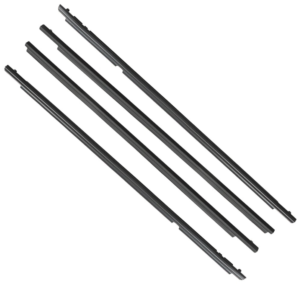 Set of 4 Weatherstrip Window Moulding Trim Seal for Toyota Corolla (2009–2012)