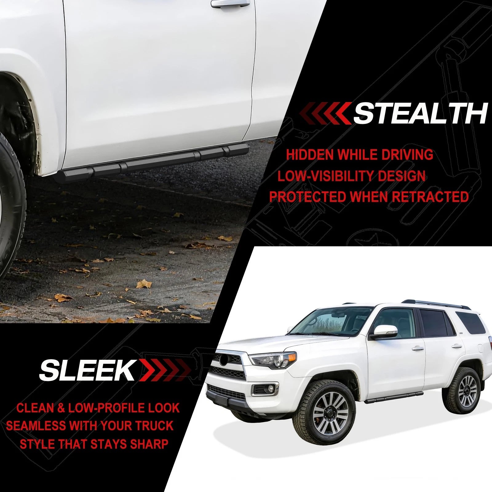 Power Running Boards for Toyota 4Runner (2010-2024)