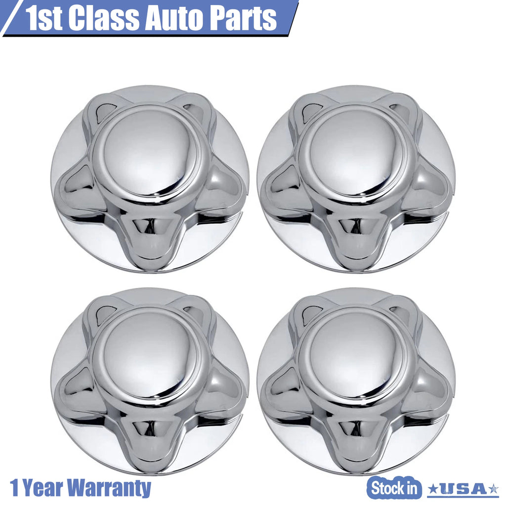 Set of 4 Chrome Wheel Center Hub Caps for Ford F150 (1997–2002)