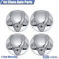 Set of 4 Chrome Wheel Center Hub Caps for Ford F150 (1997–2002)