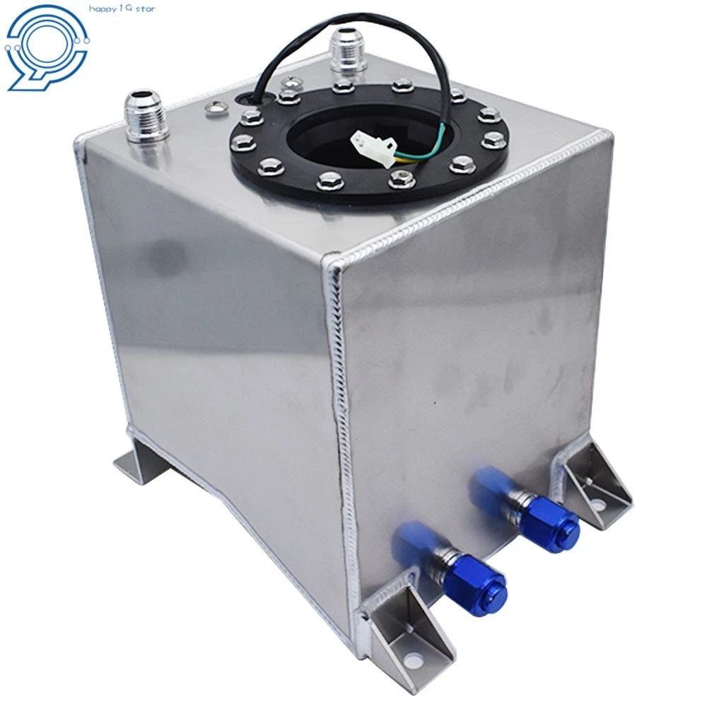2.5 Gallon Fuel Cell Tank for Racing Drift (Polished Aluminum)