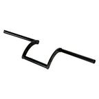 7/8" Motorcycle Z Bars Handlebar for Chopper Cruisers (Black)