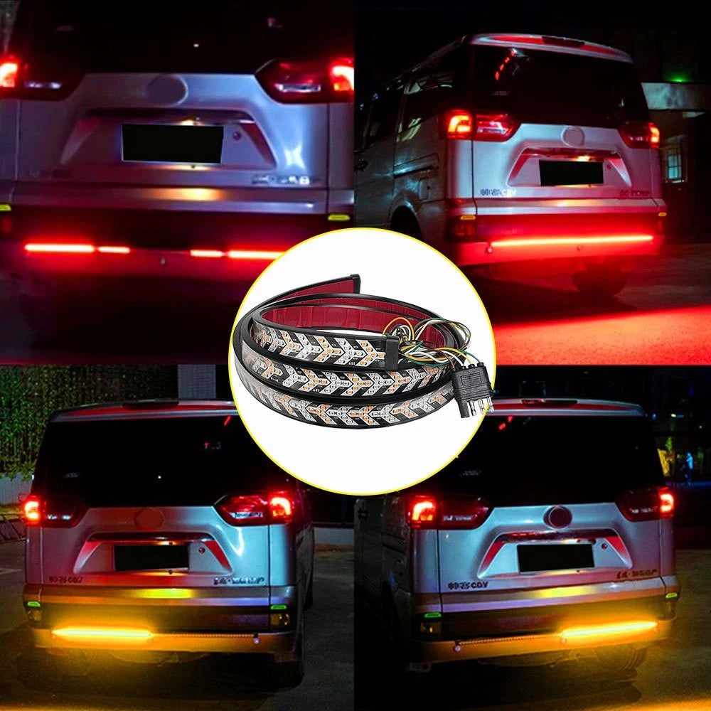 48" LED Tailgate Light Bar for Truck (Reverse, Brake, Flowing Turn Signal)