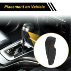 Gear Shift Knob Cover for Honda Civic (2006–2011) Black Brown Faux Leather
