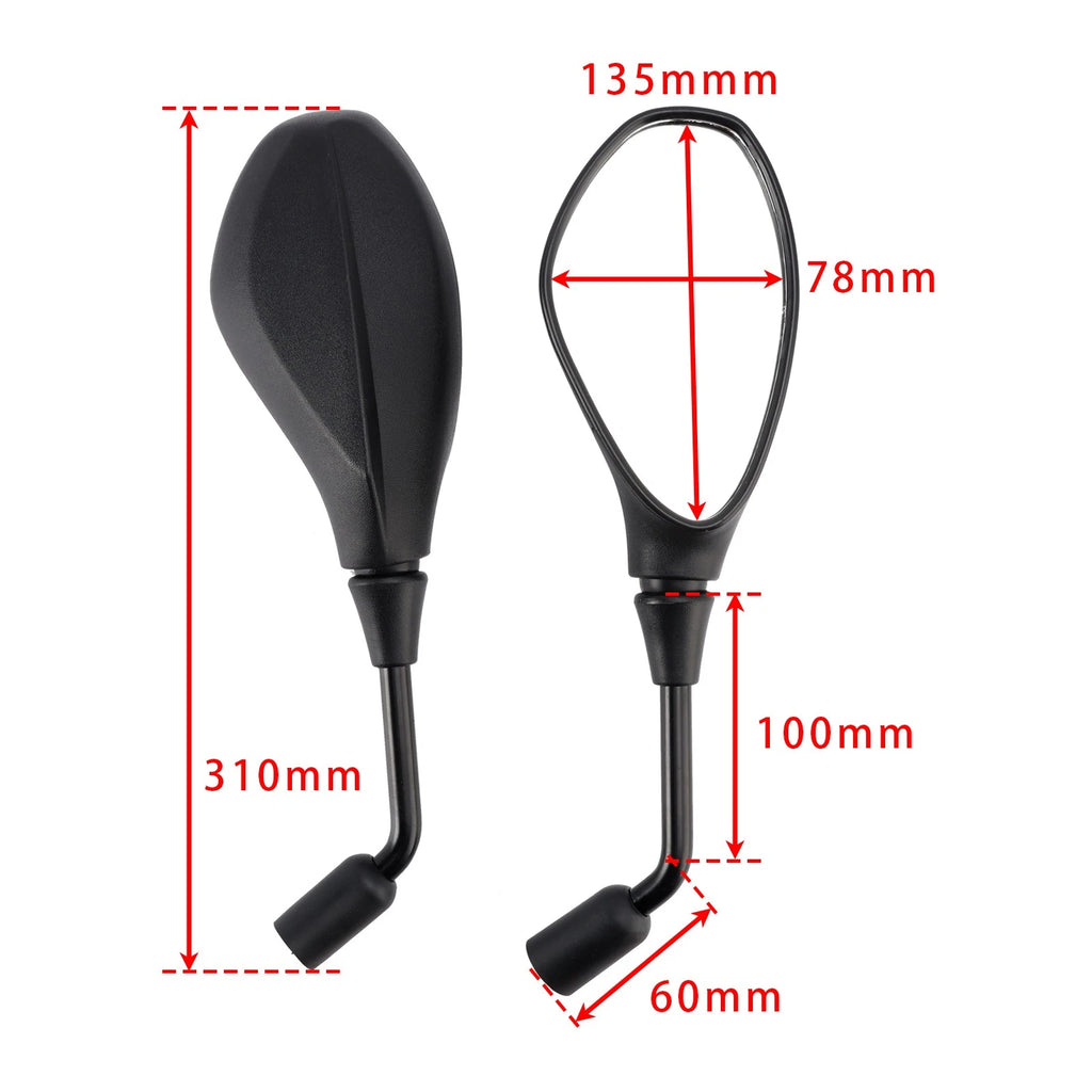 Replacement Mirror Set for BMW F650GS F700GS F800GS F800R (2006–2026)
