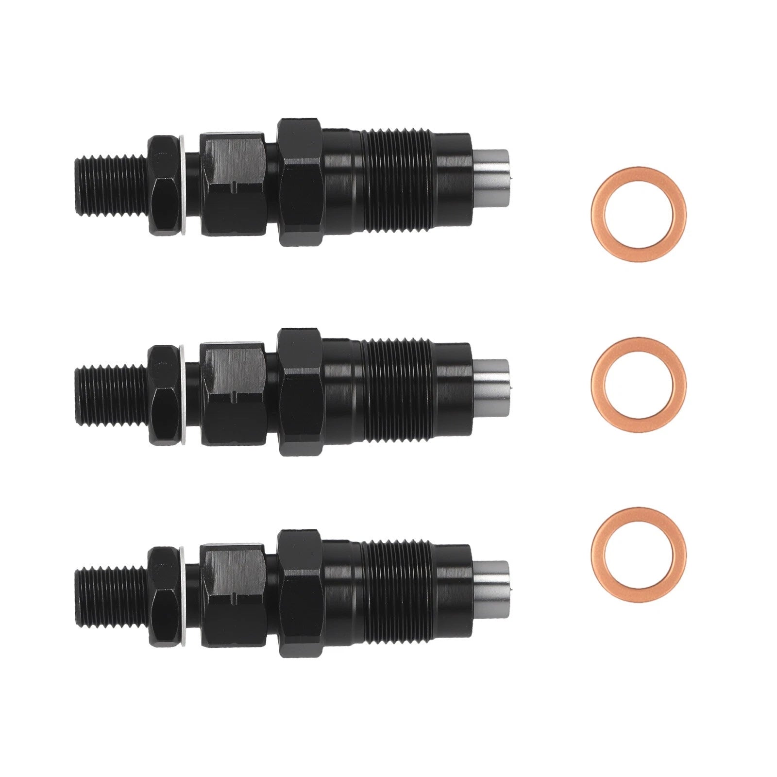 3X Fuel Injectors for Kubota KX41 KX61 KX71 Excavator (16032-53900)