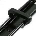 Set of 2 Black Floor Track Brackets for Ford Transit (2015–2024)