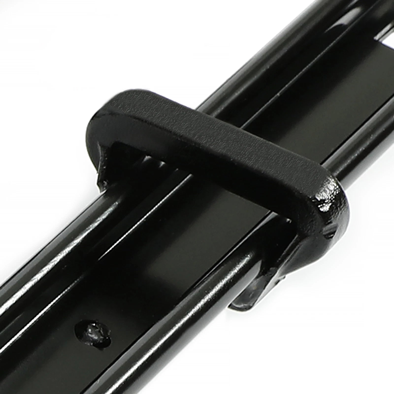 Set of 2 Black Floor Track Brackets for Ford Transit (2015–2024)
