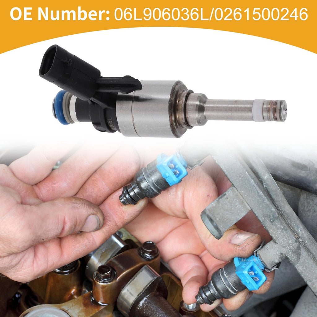 1 Pc Fuel Injector No.06L906036L/0261500246 for Audi A6 (2016–2018)