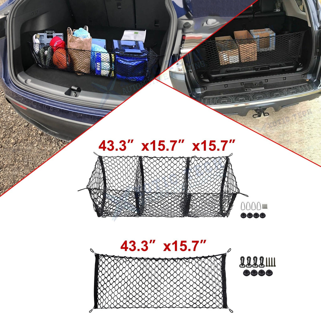 Cargo Storage Net for MPV SUV Vans Trunk Bed (43.3–15.7) 2012–2024