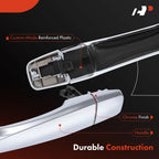 Front Right Rear Exterior Door Handle for Nissan Rogue (2014–2020)