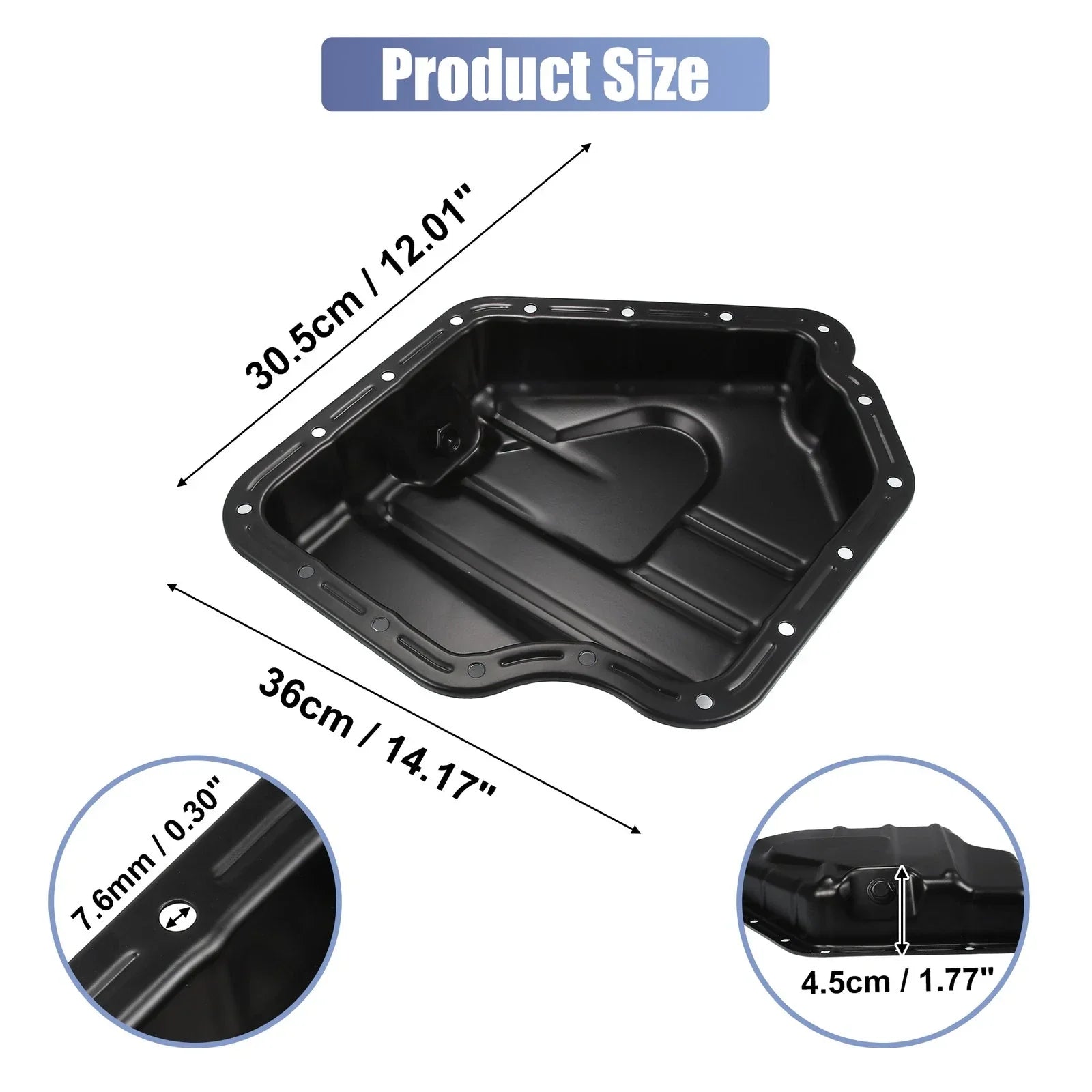 Engine Transmission Oil Pan for Chrysler 200, Dodge Ram C/V (2011-2014)