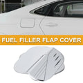Fuel Tank Door Cap for Honda Civic 2022-2025 Gas Tank Flap Chrome Silver