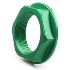 CNC Triple Tree Stem Yoke Center Hole Nut for Universal Motor Bike Green