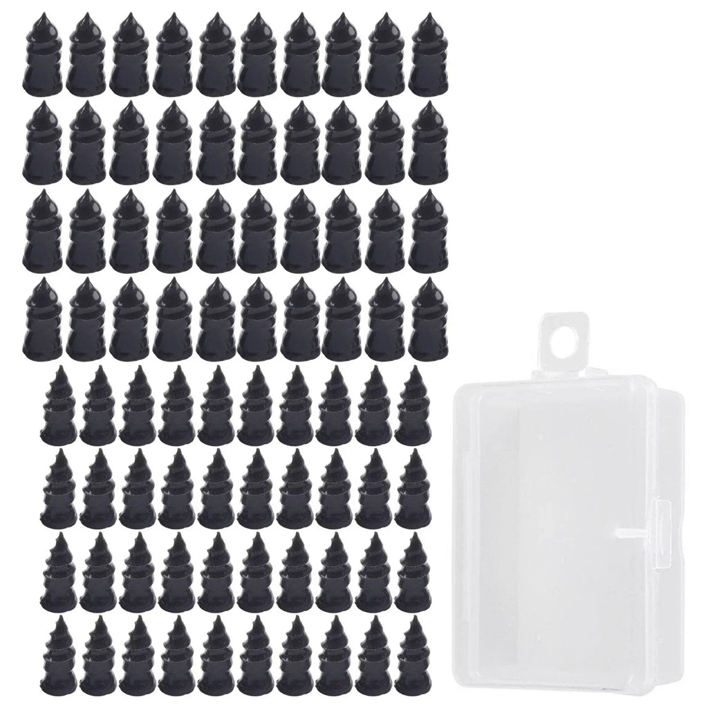 Reliable Rubber Tire Screws 80PCS Capsule Packaging for Long lasting Repairs