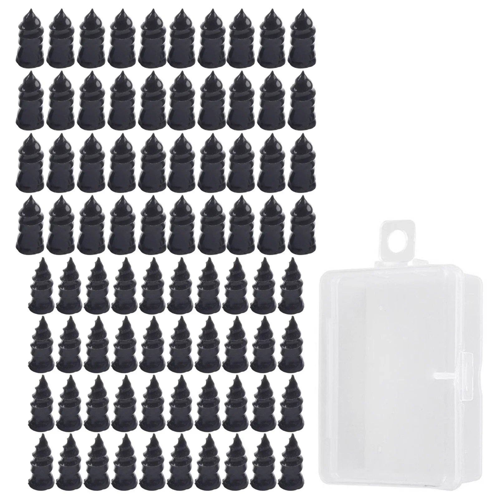 Reliable Rubber Tire Screws 80PCS Capsule Packaging for Long lasting Repairs
