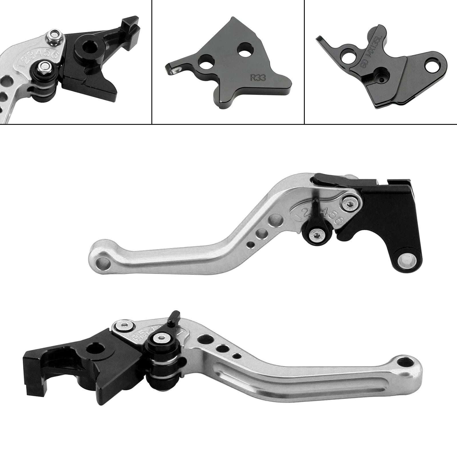 Short Clutch Brake Lever for Yamaha YBR125 (2005–2014) R9