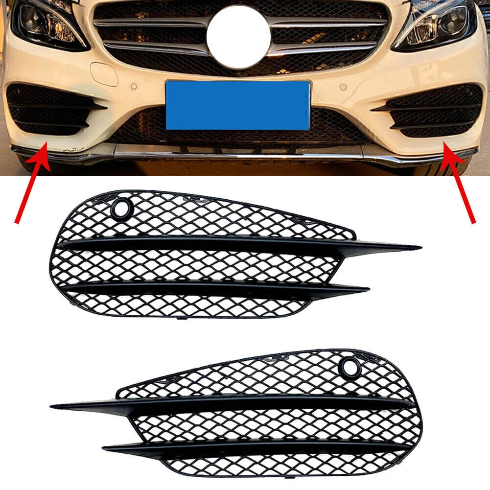 Fog Lamp Grille for Mercedes Benz C Class W205 (2015–2018)