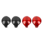 2X Carbon Fiber Gear Shift Knob Trim Cover for Ford Mustang (2015–2019)