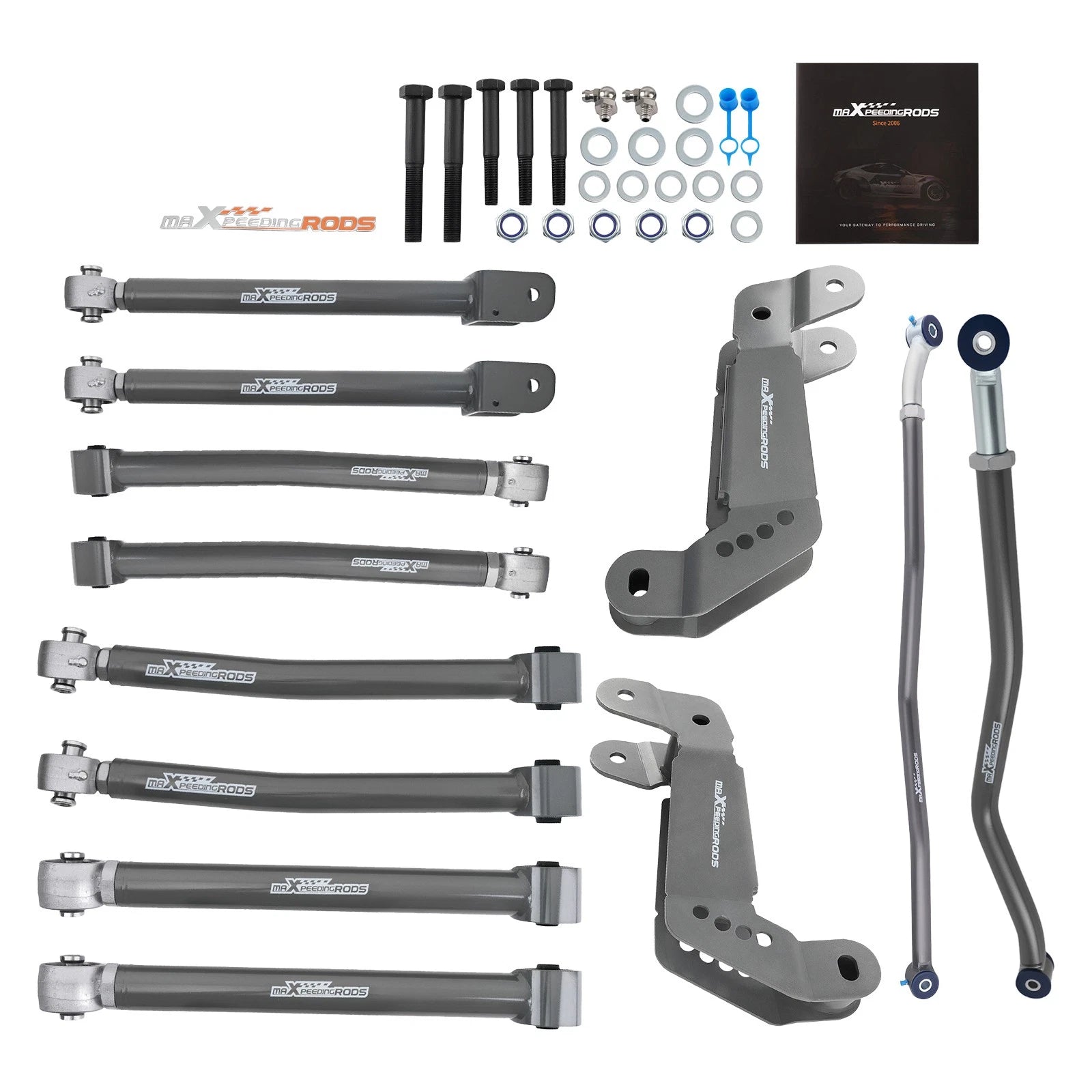 2-4" Lift Adjustable Control Arm Track Bar for Jeep Wrangler JK (2007–2018)