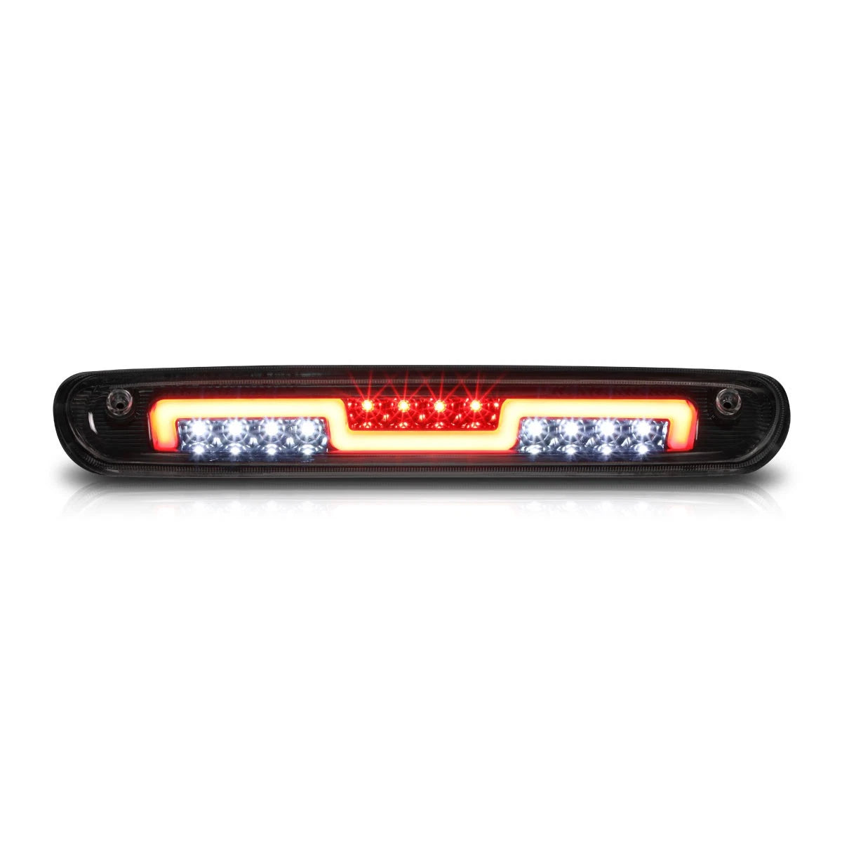 2X 3rd Tail Brake Light for Silverado/Sierra (2007–2014) - LED Smoke Lens