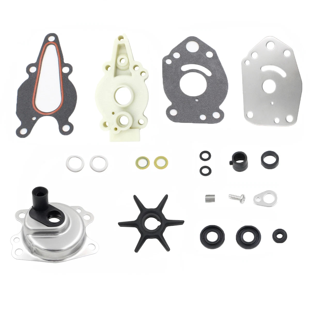Water Pump Impeller Kit for Mercury 8 9.9 10 15 HP Outboards (47-42089A5)