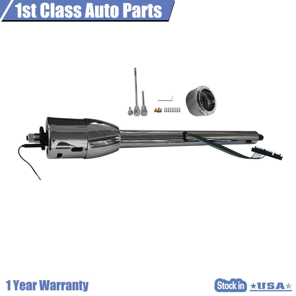 32'' Chrome Tilt Steering Column for Make Model
