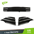 3Pcs Front Grille Bumper Kit with Chrome Trim for Ford Escape (2013–2016)