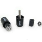 Bar Ends 2X Rubber Black for Kawasaki Ninja ZX7R (1996–2003) / ZRX1100 (1999–2000)