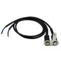 12V Green LED Motorcycle Switch for Handlebar Adjustable Mount Waterproof