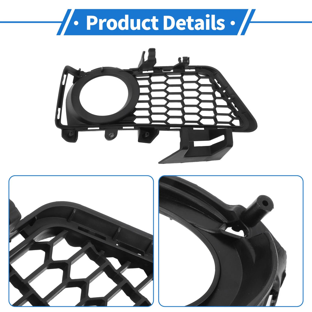 1 Pc Fog Light Grill for BMW 3 Series (2012–2018) No. 51118062632 Black
