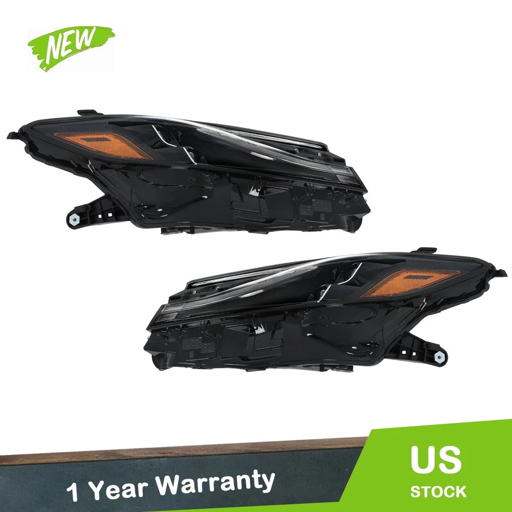 Projector Headlights Set for Toyota Camry XLE (2025) - Clear Lens Housing