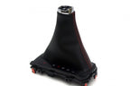 Automatic Shift Boot for Honda Civic (2016–2019) Red Stitch Leather Synthetic