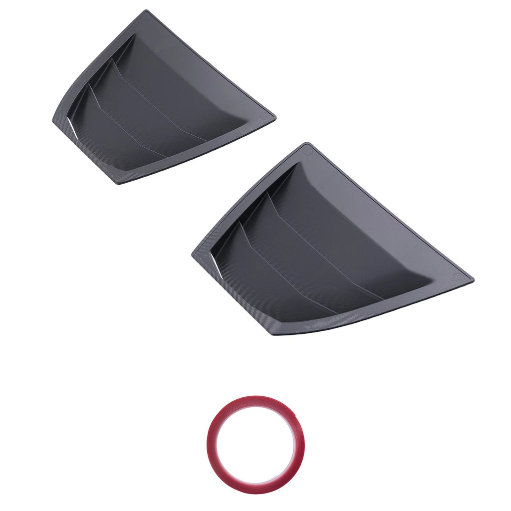 Carbon Fiber Look Side Window Louvers for Mazda 3 Axela (2014–2018)