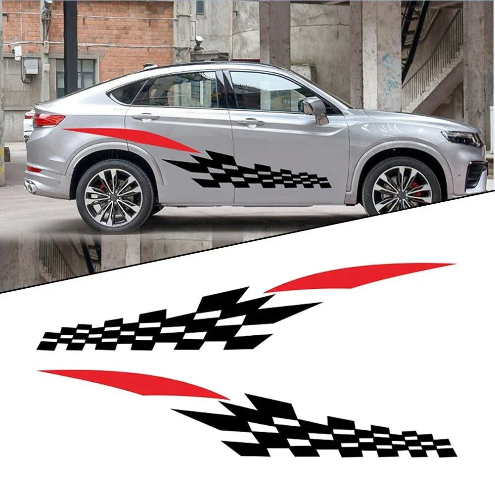 Eye Catching Racing Side Stripes Decal Vinyl Stickers for Cars and Trucks