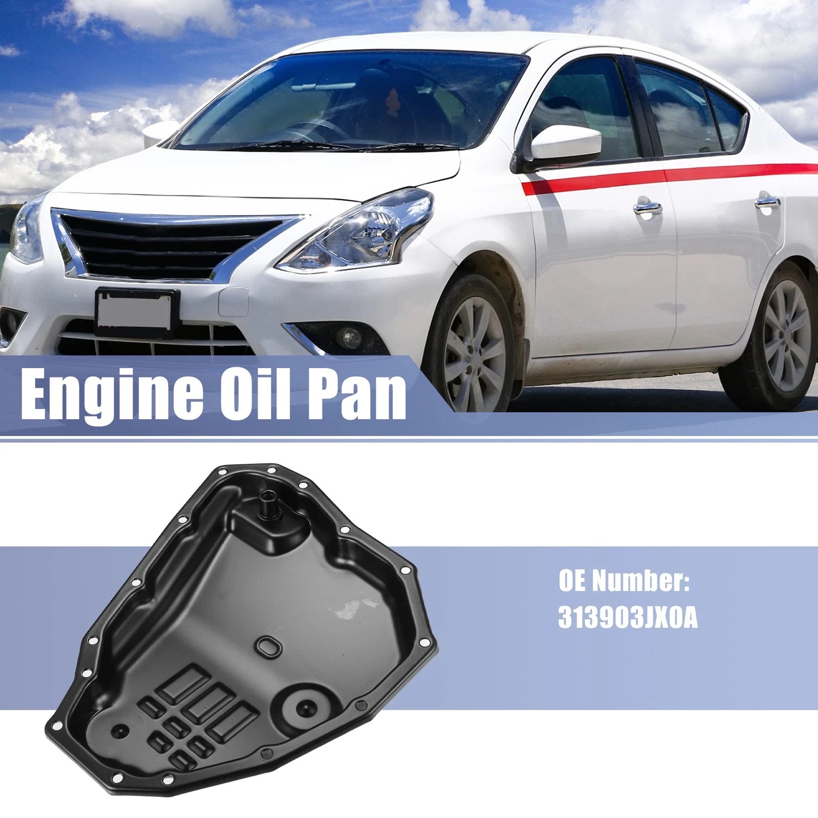 Engine Oil Pan Replacement No. 313903JX0A for Nissan Sentra (2013–2016)