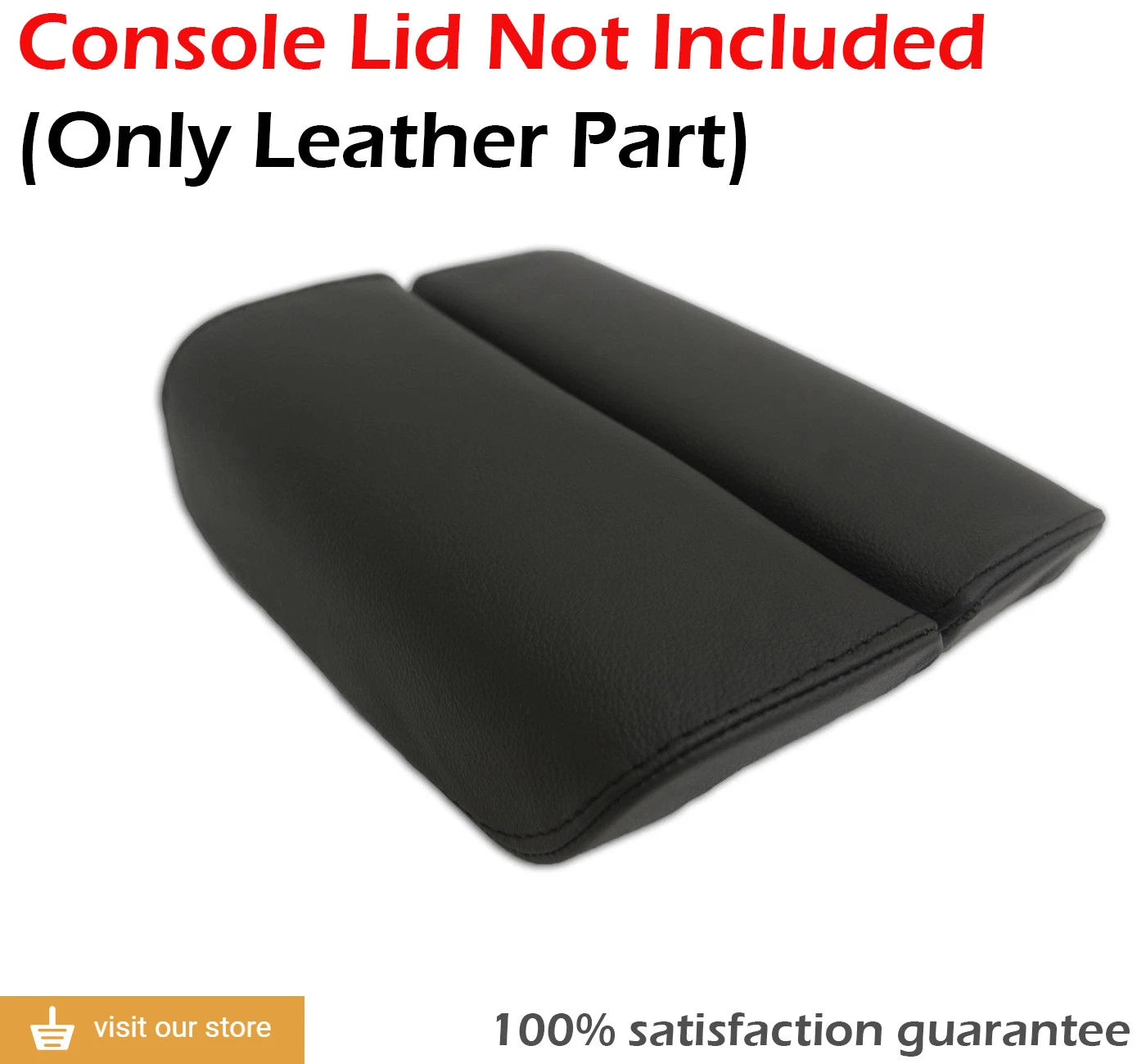 Leather Synthetic Center Console Armrest Cover for Lincoln MKS (2009–2016)