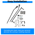 Hood Flip Tilt Combo Kit for Ford F100 (1953–1956) Stainless Steel Rubber