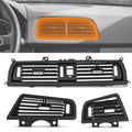 3PC Front Air Dash Center Vent AC Grille for BMW 520i 528i 535i (2001–2010) 64229166884