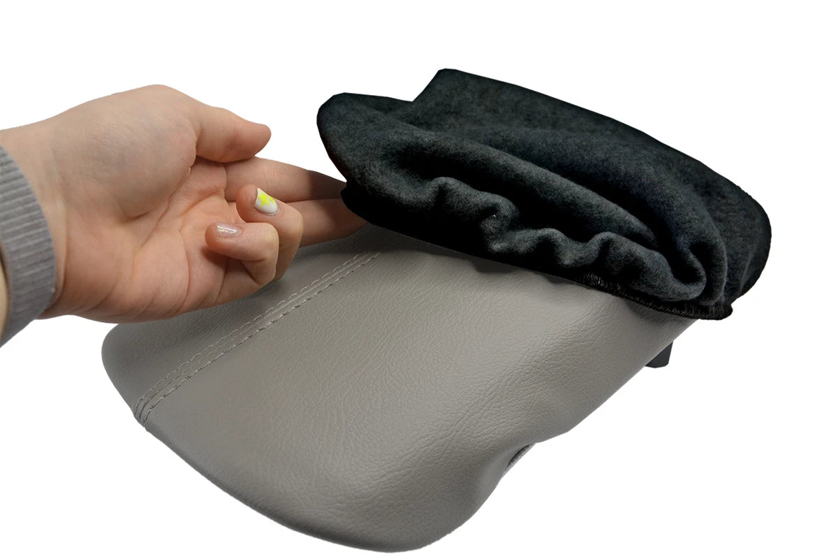 Console Lid Armrest Cover for Ford Mustang (2015–2020) Black Fleece