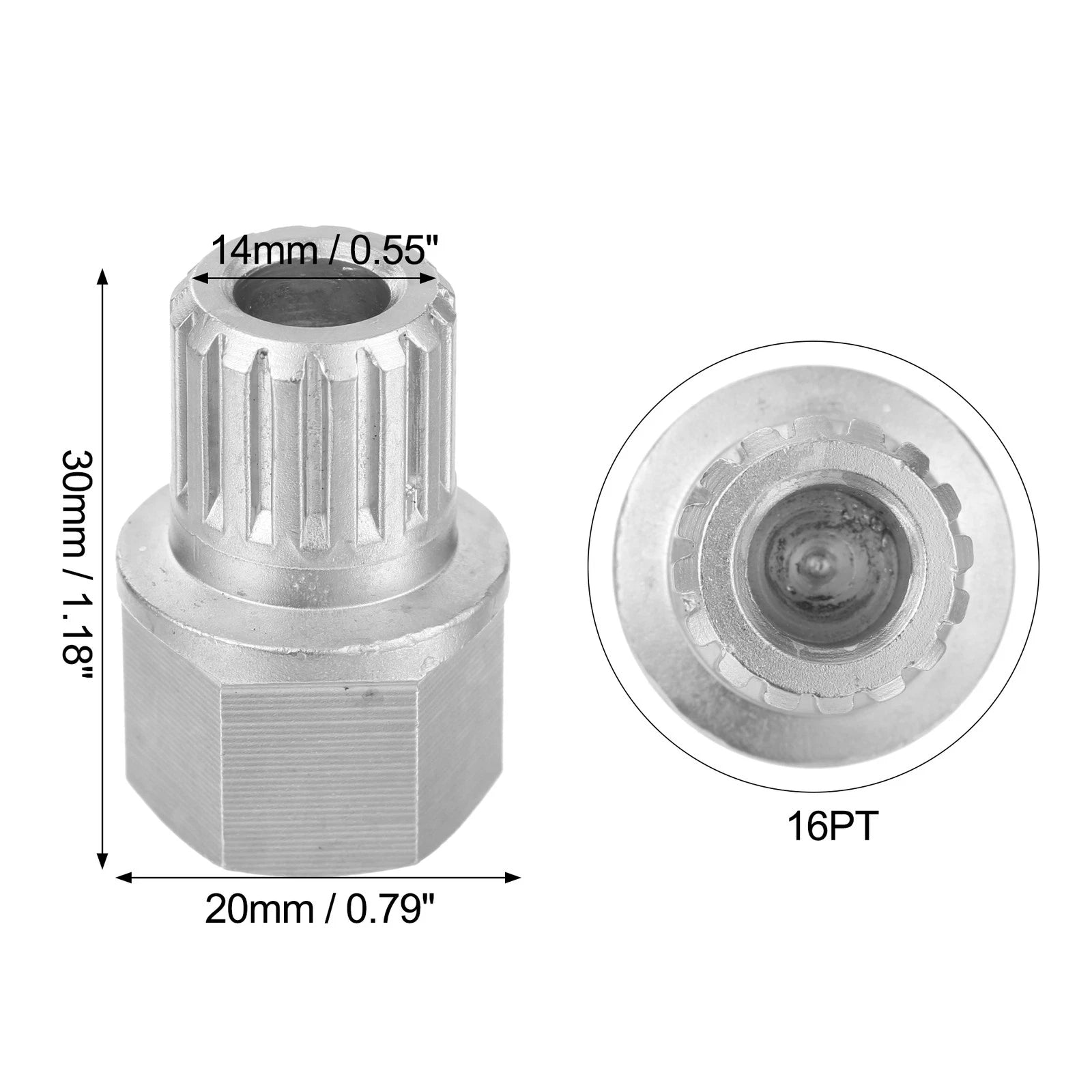 61/16PT Anti Theft Wheel Lock Key for VW Audi 