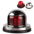 LED Bow Navigation Light for Yacht Marine Boat - Universal Red Stainless Steel