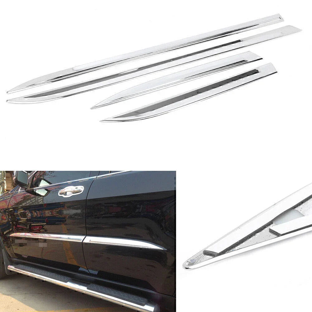 Outer Door Body Line Cover Trim for Jeep Grand Cherokee (2014-2018) Chrome