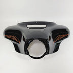 OEM Front Batwing Fairing for Harley-Davidson (2014–2023) Vivid Black w/ Pin Stripe