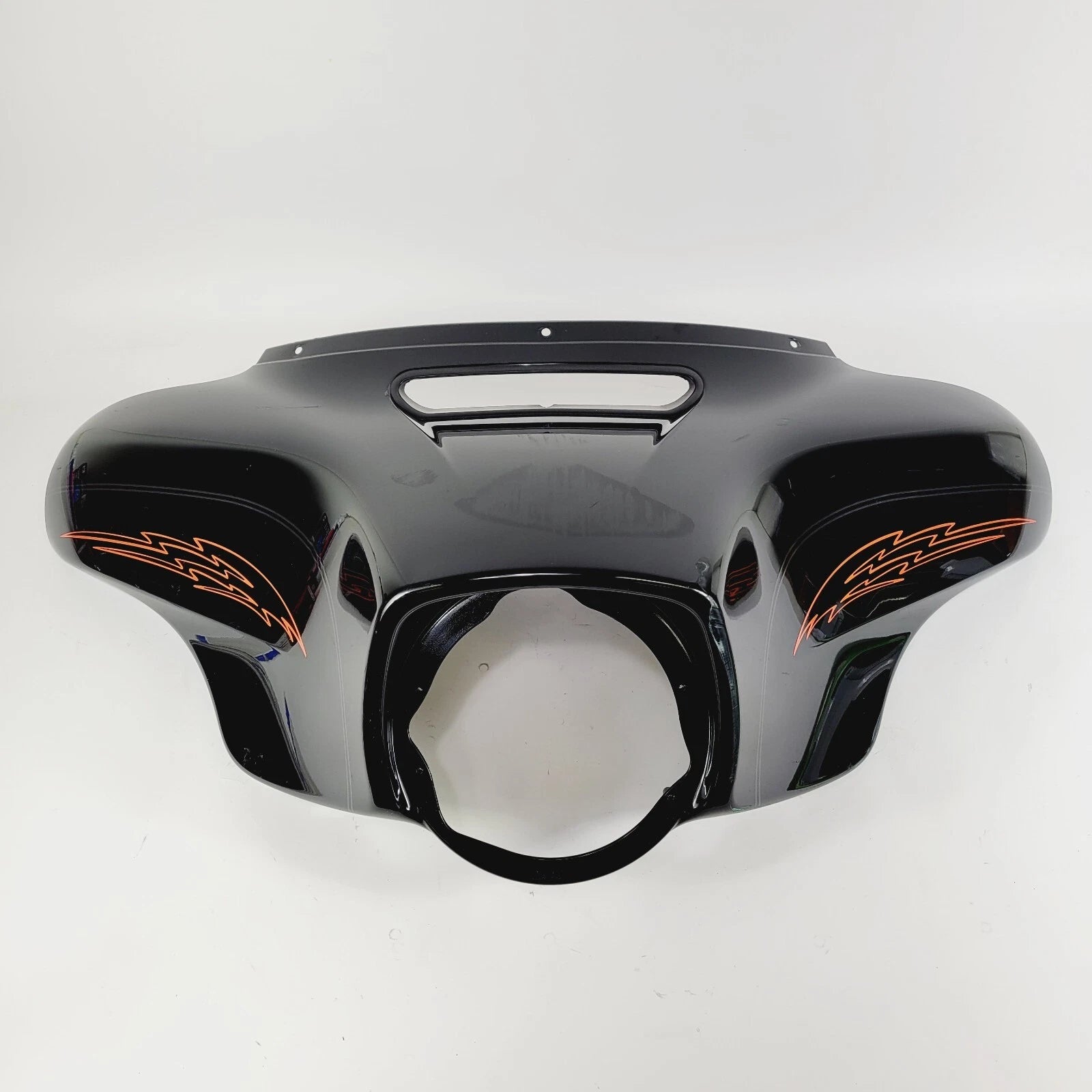 OEM Front Batwing Fairing for Harley-Davidson (2014–2023) Vivid Black w/ Pin Stripe