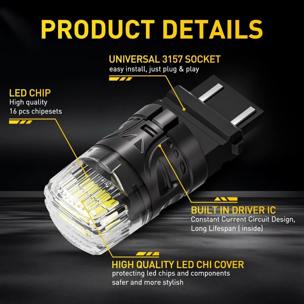 2X LED Turn Signal Parking Light Bulb for Make Model (YYYY–YYYY)