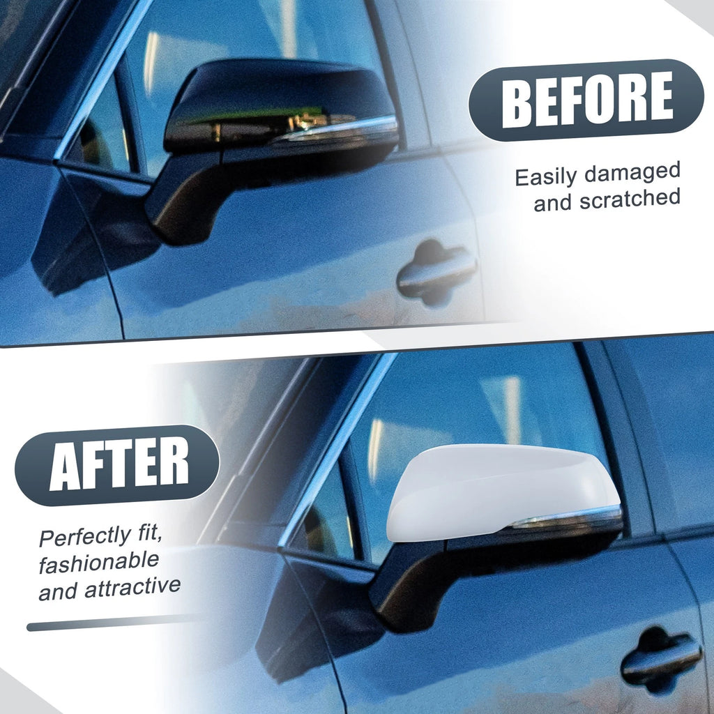 Left Side Mirror Cover Cap for Toyota RAV4 (2019–2023) - White