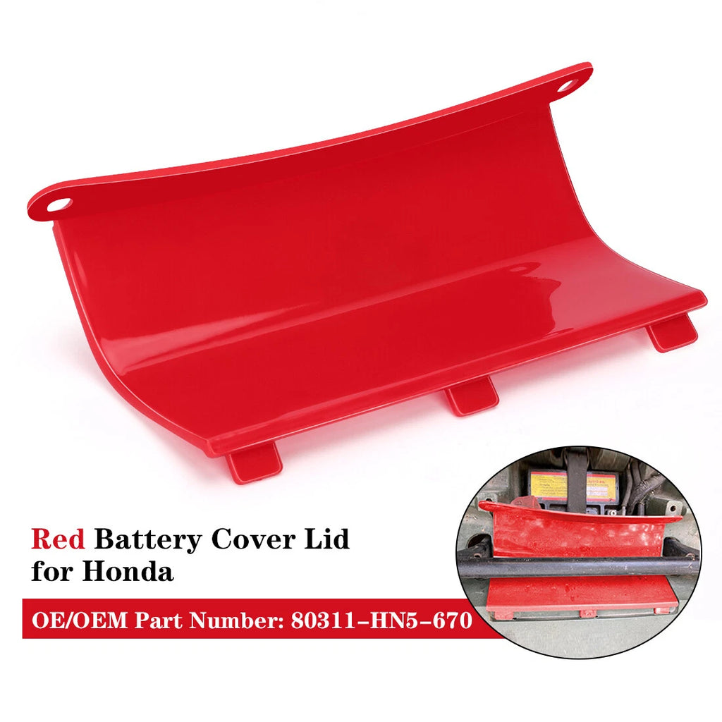 Battery Cover Lid for Honda TRX350 Rancher (2000–2003) Red