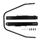 1PC Universal Racing Dual Seat Slider Locking Base Brackets Kit Black