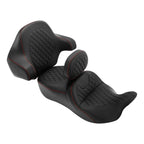 Rider Driver Passenger Seat & Backrests for Harley Touring Road Glide (14-23)